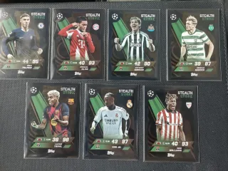 7 cartas stealth strike topps 25-26