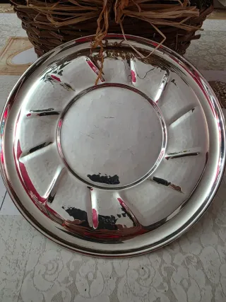 Piatto/vassoio rotondo silver