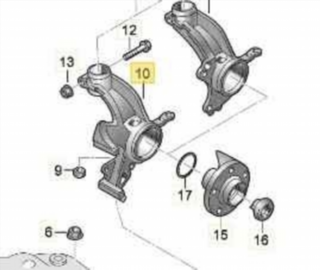 2Q0407256AF MANGUETA DELANTERA DERECHA VOLKSWAGEN