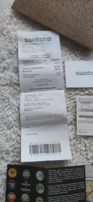 Swatch Mission to Earthphase Moonshine Gold