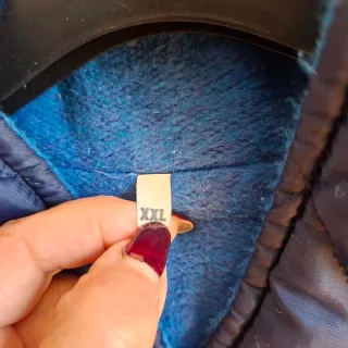 Gilet imbottito uomo blu XXL