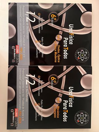 Libros Física especificos para EBAU