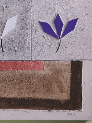 Cuadro, LIENZO, firmado 100x100, PvP: 186€-50%=93€