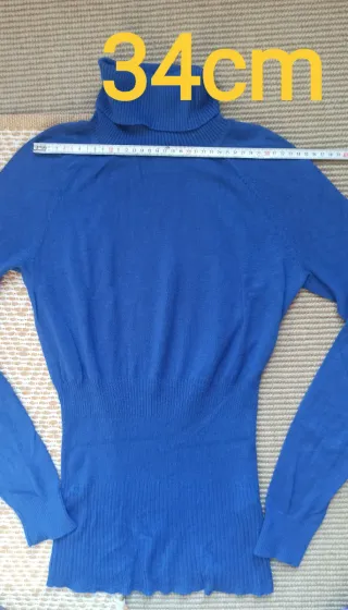 Jersey Cortefiel cuello alto talla S