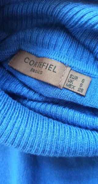 Jersey Cortefiel cuello alto talla S