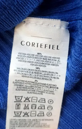 Jersey Cortefiel cuello alto talla S