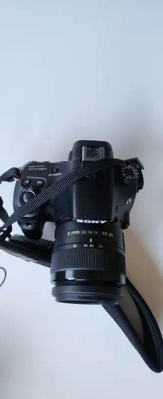 Cámara Sony a58 con 2 objetivos