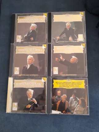 Beethoven Karajan 6 CDs Clásica