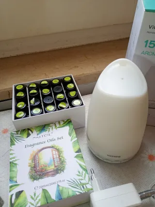 Diffusore aromi + 20 oli essenziali