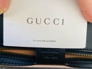 Bolso Gucci Piel Negro y Dorado