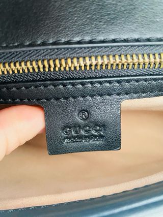 Bolso Gucci Piel Negro y Dorado