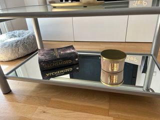 Mesa centro elevable cristal y metal