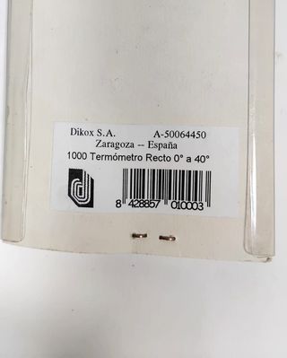 Termómetro Konix Laboratorio Revelado Foto