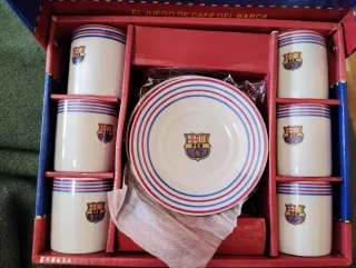 Vasos y Platos FC Barcelona