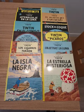 12 cómics de Tintin