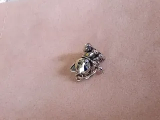 Charm de plata gatito dulce