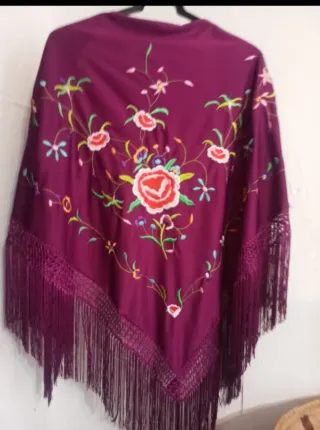 Manton Flamenca Bordado Nuevo