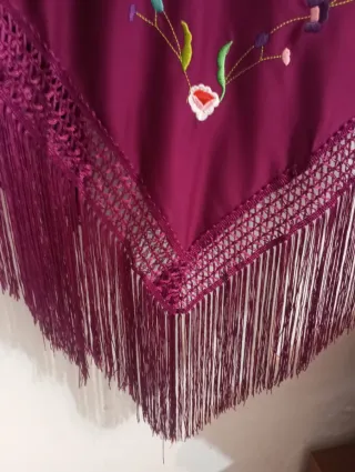 Manton Flamenca Bordado Nuevo