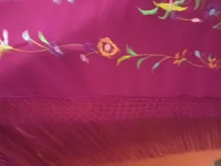 Manton Flamenca Bordado Nuevo