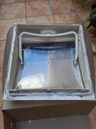 Tapa claraboya 40x40 desmontada
