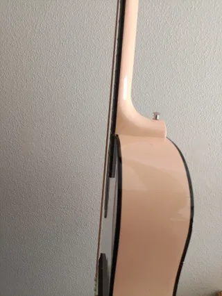Guitarra acústica blanca 4/4 98 cm A estrenar