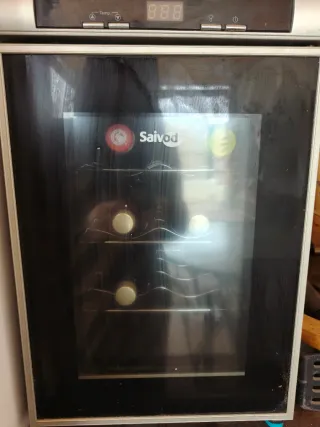 Botellero Saivod Negro/Plata