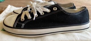 Zapatillas Saguaro Unisex Talla 38 Negras/Blancas