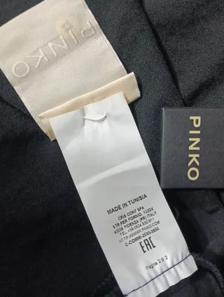 Vestido Pinko Negro Camisero Nuevo