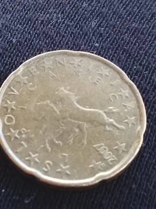 Moneda 20 céntimos Eslovenia 2007