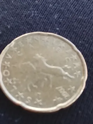Moneda 20 céntimos Eslovenia 2007