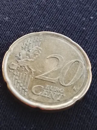 Moneda 20 céntimos Eslovenia 2007