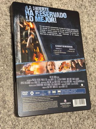 DVD El Destino Final 4 3D Caja Metálica + Gafas