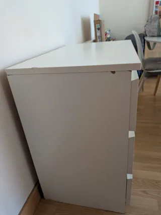 URGE - Cómoda MALM 3 cajones blanca