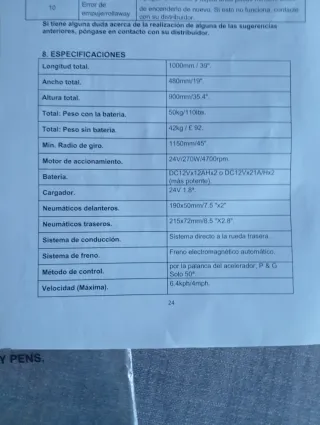 Scooter eléctrico para mayores