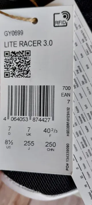 Zapatillas Adidas Lite Racer 3.0 T-40⅔