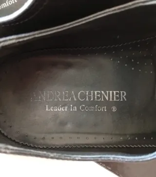 ZAPATOS DE VESTIR ANDREA CHENIER, COMO NUEVOS - 44