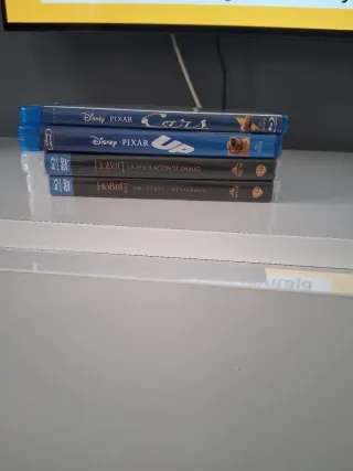 Pack 4 Películas Blu-ray/DVD Disney Pixar y Hobbit