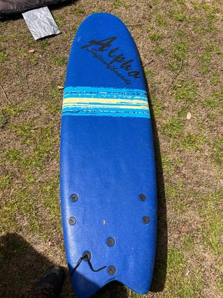 Tabla de surf Alpha Softsurfboards azul