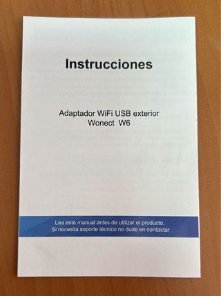 Antena WiFi Wonekt Alta Potencia W6