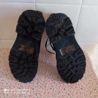 Botines de piel MTNG hombre negros