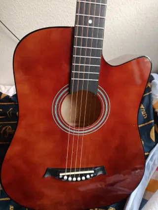 Guitarra Acústica Marrón 38" 4/4 Nueva