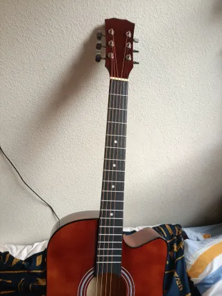 Guitarra Acústica Marrón 38" 4/4 Nueva