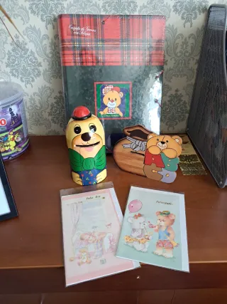 Lote Vintage Papelería Ositos Tiny Teddy