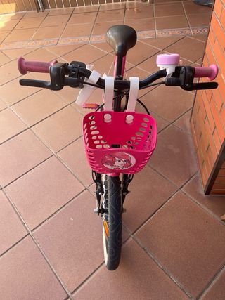 Bicicleta Infantil Rosa y Negra