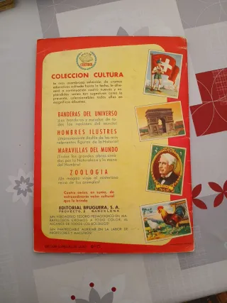 Álbum Razas Humanas Bruguera Cromos. Completo