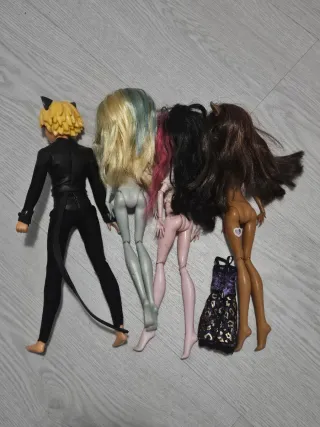 Lote 4 Muñecas Monster High