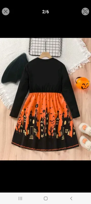 Disfraz Halloween niña