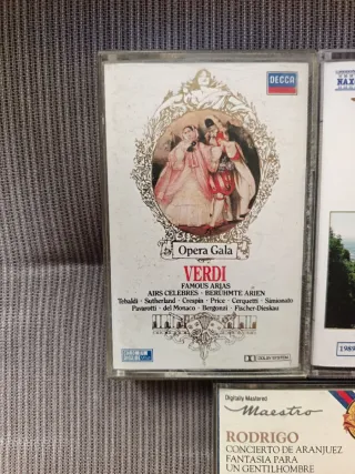 3 cassette música clásica