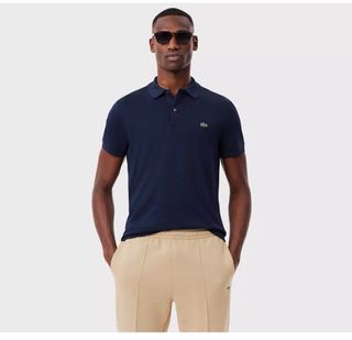 Polo Lacoste Azul Marino Talla S