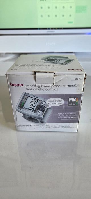 Tensiómetro mano Beurer BC19 con funcion de Voz